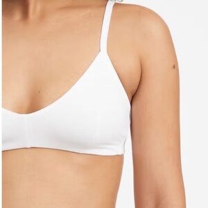 Everlane supima cotton bralette white XS